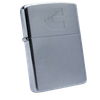 Bật Lửa Zippo Cổ Đồng Khối Mạ Chrome Phay Xước Khắc Ắn Mòn Nguyên Zin Chính Hãng, Đời 4 Vạch Sắc Năm 1978 ZC189