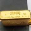 Bật Lửa Zippo Đồng Khối Brass Ăn Mòn A Xít Con Dấu Logo Tổng Thống Hoa Kỳ  đời XI La Mã năm 1995 ZL495