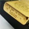 Bật Lửa Zippo Đồng Khối Brass Ăn Mòn A Xít Con Dấu Logo Tổng Thống Hoa Kỳ  đời XI La Mã năm 1995 ZL495