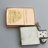 Bật Lửa Zippo Đồng Khối Mạ Vàng Hồng Demi Vàng Đại Bàng Biểu Tượng Quân Sự Hoa Kỳ  đời IX La Mã năm 1993 ZL496