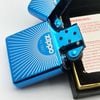 Bật Lửa Zippo Mạ Sa Phia Xanh Cả Vỏ Lẫn Ruột Bản Limited Cực Kỳ Hiếm, Đời XV La Mã Năm 1999 ZQH114