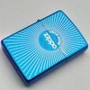 Bật Lửa Zippo Mạ Sa Phia Xanh Cả Vỏ Lẫn Ruột Bản Limited Cực Kỳ Hiếm, Đời XV La Mã Năm 1999 ZQH114
