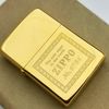 Bật Lửa Zippo Chu Niên 1932 - 1989 Gold Plated Mạ Vàng Bản Giới Hạn 1000 Chiếc Trên Toàn Thế Giới Năm 1989 ZQH116