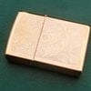 Bật Lửa Zippo Hoa Văn Ý Venetian Mạ Vàng Hồng Đặc Biệt Hiếm Gặp Đời XIV La Mã Năm 1998 ZQH119