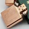 Bật Lửa Zippo Hoa Văn Ý Venetian Mạ Vàng Hồng Đặc Biệt Hiếm Gặp Đời XIV La Mã Năm 1998 ZQH119