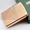 Bật Lửa Zippo Hoa Văn Ý Venetian Mạ Vàng Hồng Đặc Biệt Hiếm Gặp Đời XIV La Mã Năm 1998 ZQH119