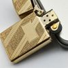 Bật Lửa Zippo Slim Cổ Gold Plated Mạ Vàng Cực Hiếm Đẹp, Đời 6 Vạch Sắc Năm 1976 ZQH120