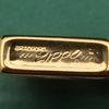 Bật Lửa Zippo Slim Cổ Gold Plated Mạ Vàng Cực Hiếm Đẹp, Đời 6 Vạch Sắc Năm 1976 ZQH120