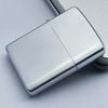 Bật Lửa Zippo Cổ Đồng Khối Mạ Chrome Phay Xước Trơn 2 Mặt Cực Hiếm, Đời 8 Chấm Pat Lệch Năm 1957 ZC193
