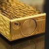 Bật Lửa Dunhill Bọc Vàng Vân Sóng Gõ Búa DH108