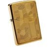 Bật Lửa Zippo Canada Hoa Văn shimmer Gold Plated Cực Hiếm Gặp Đời XI La Mã Năm 1995 ZQH111