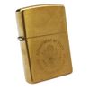 Bật Lửa Zippo Đồng Khối Brass Ăn Mòn A Xít Con Dấu Logo Tổng Thống Hoa Kỳ  đời XI La Mã năm 1995 ZL495