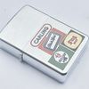 Bật Lửa Zippo Cổ Đồng Khối Mạ Chrome Phay Xước Khắc Ăn Mòn Phủ Sơn Năm 1957 Đời 8 Chấm Pat Lệch ZC197