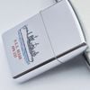 Bật Lửa Zippo Cổ Đồng Khối Mạ Chrome Bóng HP Khắc Ắn Mòn Chủ Đề Tầu Chiến Nguyên Zin Chính Hãng Cực Hiếm, Đời 8 Vạch Thẳng Năm 1966 ZC199