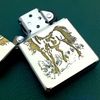 BẬT LỬA ZIPPO CHROME BÓNG CHỦ ĐỀ NGỰA ZKC60