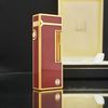 Bật Lửa Dunhill Bọc Vàng Men Đỏ Đẹp Hiếm DH112