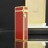 Bật Lửa Dunhill Bọc Vàng Men Đỏ Đẹp Hiếm DH112