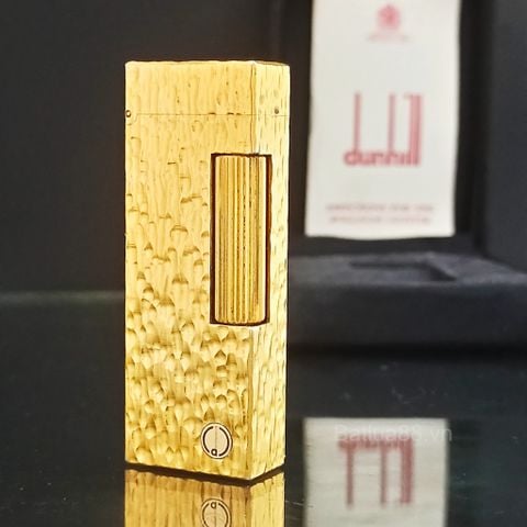 Bật Lửa Dunhill Bọc Vàng Vân Gõ Búa DH113