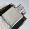 Bật Lửa Zippo Đồng Khối Mạ Chrome Trơn Phay Xước Vintage Chặt Góc, Bản Thử Nghiệm I La Mã Không Mộc Tháng Năm 1985 Cực Hiếm ZQH122