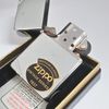 Bật Lửa Zippo Đồng Khối Mạ Chrome Trơn Phay Xước Vintage Chặt Góc, Bản Thử Nghiệm I La Mã Không Mộc Tháng Năm 1985 Cực Hiếm ZQH122