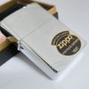 Bật Lửa Zippo Đồng Khối Mạ Chrome Trơn Phay Xước Vintage Chặt Góc, Bản Thử Nghiệm I La Mã Không Mộc Tháng Năm 1985 Cực Hiếm ZQH122
