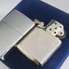 Bật Lửa Zippo Cổ Đồng Khối Mạ Chrome Trơn Phay Xước Đời 3 Chấm Năm 1963 ZC200