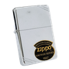 Bật Lửa Zippo Đồng Khối Mạ Chrome Trơn Phay Xước Vintage Chặt Góc, Bản Thử Nghiệm I La Mã Không Mộc Tháng Năm 1985 Cực Hiếm ZQH122