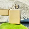 Bật Lửa Zippo Slim Cổ Bọc Vàng Nguyên Khối 10k GF Cực Hiếm Đẹp, Đời 1970s ZQH123