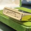 Bật Lửa Zippo Slim Cổ Bọc Vàng Nguyên Khối 10k GF Cực Hiếm Đẹp, Đời 1970s ZQH123