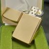 Bật Lửa Zippo Slim Cổ Bọc Vàng Nguyên Khối 10k GF Cực Hiếm Đẹp, Đời 1970s ZQH123