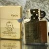 Bật Lửa Zippo Chu Niên 1932 - 1984 Slolid Brass Chủ Đề Chủ Tịch Hãng Zippo Cực Hiếm năm 1984 ZQH124