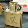 Bật Lửa Zippo Chu Niên 1932 - 1984 Slolid Brass Chủ Đề Chủ Tịch Hãng Zippo Cực Hiếm năm 1984 ZQH124