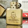 Bật Lửa Zippo Chu Niên 1932 - 1984 Slolid Brass Chủ Đề Chủ Tịch Hãng Zippo Cực Hiếm năm 1984 ZQH124