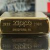 Bật Lửa Zippo Chu Niên 1932 - 1984 Slolid Brass Chủ Đề Chủ Tịch Hãng Zippo Cực Hiếm năm 1984 ZQH124