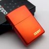 Bật Lửa Zippo 49475ZL – Zippo Metallic Red Sơn Đỏ Với Logo Zippo Z307