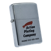 Bật Lửa Zippo Cổ Đồng Khối Mạ Chrome Phay Xước Khắc Ắn Mòn Phủ Sơn Chủ Đề Nguyên Zin Chính Hãng Cực Hiếm, Đời 8 Vạch Sắc Năm 1974 ZC211