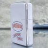 Bật Lửa Zippo Cổ Đồng Khối Mạ Chrome Phay Xước Khắc Ăn Mòn Phủ Sơn Nguyên Zin Chính Hãng Cực Hiếm, Đời 3 Hàng Chữ Năm 1954 ZC203