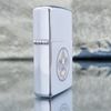 Bật Lửa Zippo Cổ Đồng Khối Mạ Chrome Phay Xước Khắc Ắn Mòn Phủ Sơn Chủ Đề Nguyên Zin Chính Hãng Cực Hiếm, Đời 4 Vạch Sắc Năm 1978 ZC205