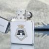 Bật Lửa Zippo Cổ Đồng Khối Mạ Chrome Phay Xước Khắc Ắn Mòn Phủ Sơn Chủ Đề Nguyên Zin Chính Hãng Cực Hiếm, Đời 8 Vạch Huyền Năm 1982 ZC206