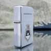 Bật Lửa Zippo Cổ Đồng Khối Mạ Chrome Phay Xước Khắc Ắn Mòn Phủ Sơn Chủ Đề Nguyên Zin Chính Hãng Cực Hiếm, Đời 8 Vạch Huyền Năm 1982 ZC206