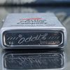 Bật Lửa Zippo Cổ Đồng Khối Mạ Chrome Phay Xước Khắc Ắn Mòn Phủ Sơn Chủ Đề Nguyên Zin Chính Hãng Cực Hiếm, Đời 8 Vạch Sắc Năm 1974 ZC211