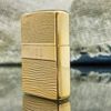 Bật Lửa Zippo Mạ Vàng Gold Plated Đời 4 Vạch Sắc Năm 1978 Rất Hiếm ZQH129
