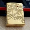 BẬT LỬA ZIPPO AMOR KHẮC RỒNG VẰNG CHÌM MẮT ĐỎ - Z174