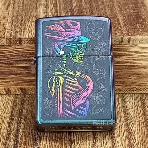 Zippo 48192 – Zippo Colorful Skull Design Iridescent Mã Sản Phẩm ZM112