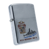Bật Lửa Zippo Chủ Đề Tầu Chiến 2 Mặt Hiếm Gặp Đời 6 Vạch Sắc SX năm 1976 ZC215