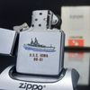 Bật Lửa Zippo Chủ Đề Tầu Chiến BB61 Cực Hiếm Gặp Đời 4 Vạch Huyền SX năm 1984 ZC216