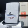 Bật Lửa Zippo Chủ Đề Tầu Chiến BB61 Cực Hiếm Gặp Đời 4 Vạch Huyền SX năm 1984 ZC216