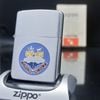 Bật Lửa Zippo Chủ Đề Tầu Chiến 2 Mặt Hiếm Gặp Đời 2 Vạch Sắc SX năm 1980 ZC217