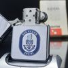 Bật Lửa Zippo Chủ Đề Tầu Chiến 2 Mặt Hiếm Gặp Đời 2 Vạch Sắc SX năm 1980 ZC218