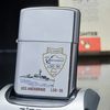 Bật Lửa Zippo Chủ Đề Tầu Chiến Hiếm Gặp Đời 1 Vạch Sắc SX năm 1981 ZC219